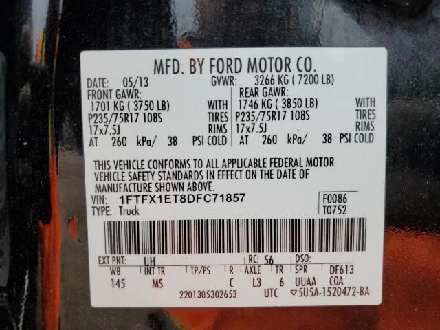 2013 Ford F150 Super Cab
