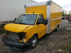 Salvage trucks for sale at Woodhaven, MI auction: 2021 GMC Savana Cutaway G3500