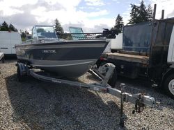 Salvage boats for sale at Graham, WA auction: 1994 Lund Boat With Trailer