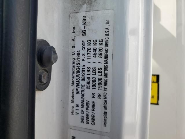 2016 Hino 258 268