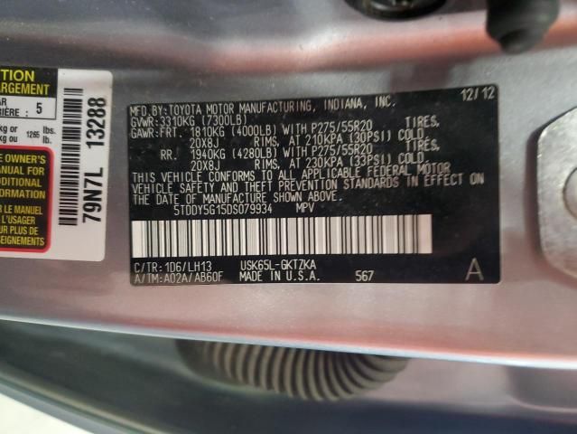 2013 Toyota Sequoia Platinum