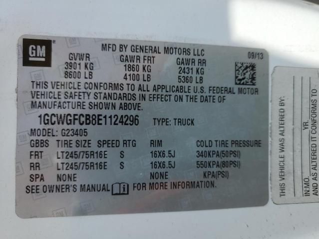 2014 Chevrolet Express G2500