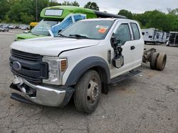 Salvage trucks for sale at Ellwood City, PA auction: 2018 Ford F450 Super Duty