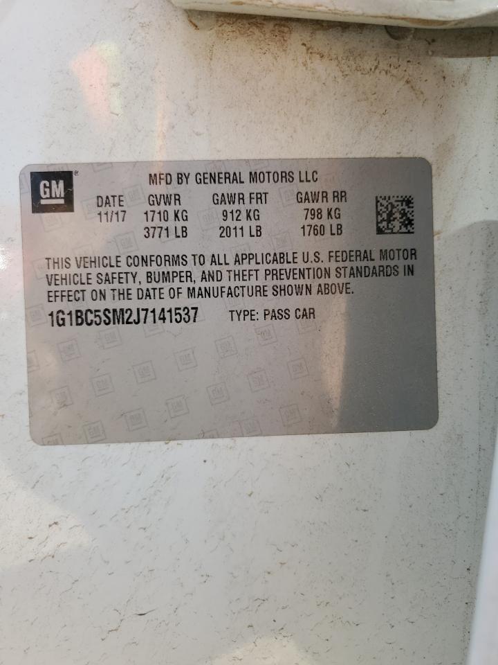 2018 Chevrolet Cruze ls