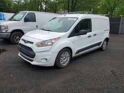 Salvage cars for sale from Copart New Britain, CT: 2016 Ford Transit Connect XLT