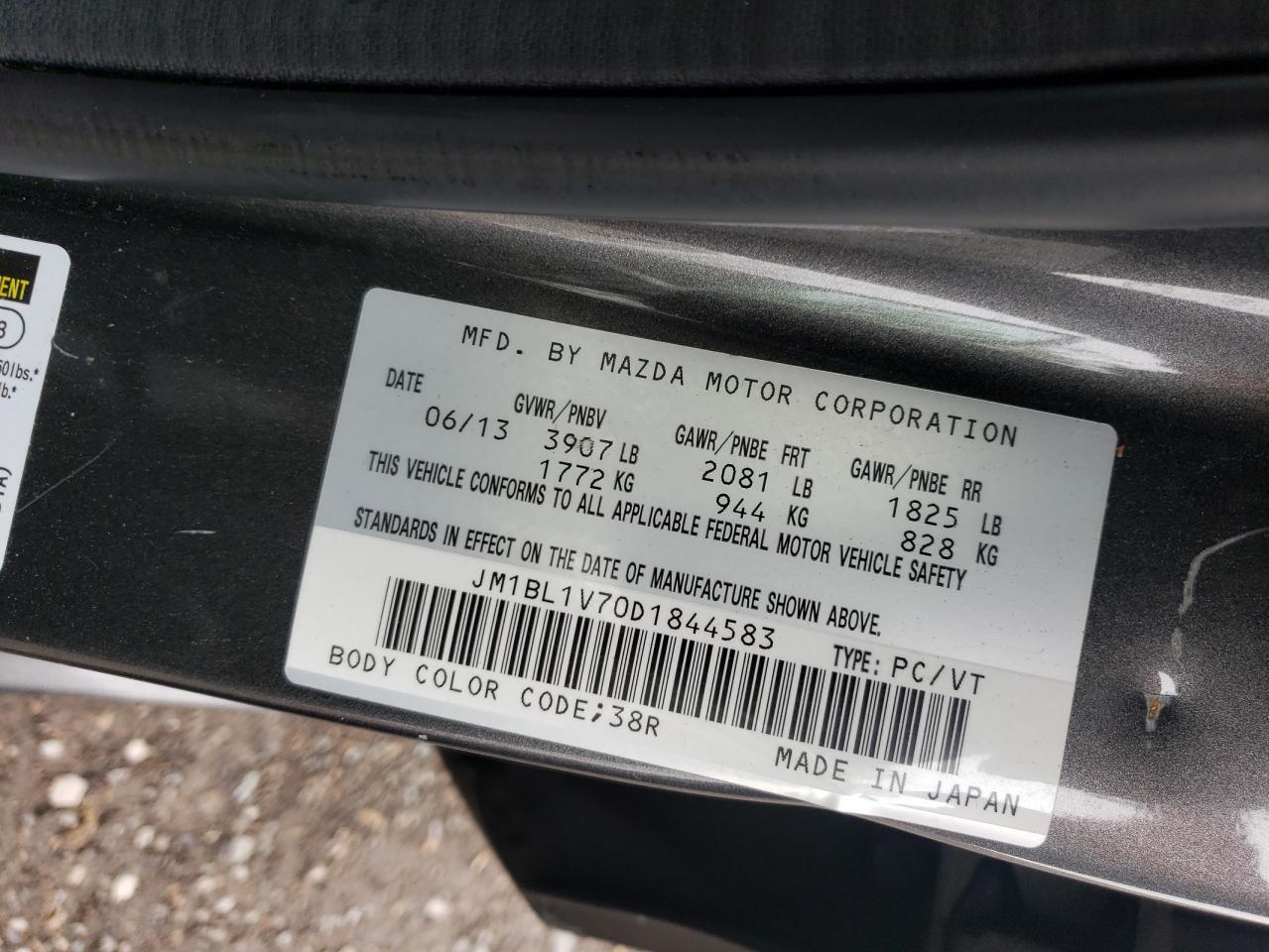 2013 Mazda 3 I