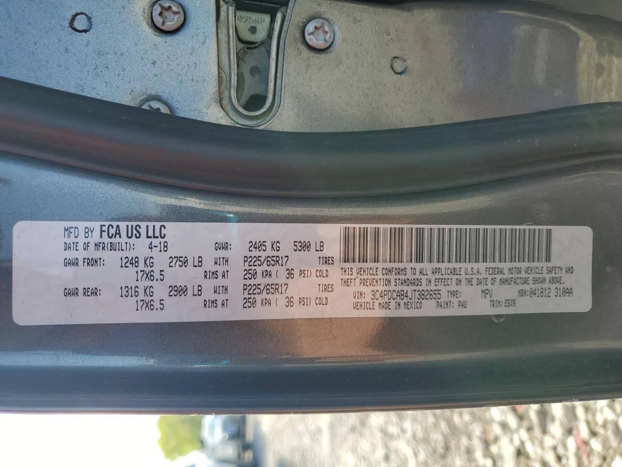 2018 Dodge Journey se