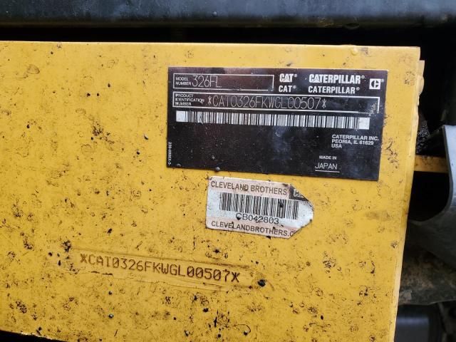 2015 Caterpillar 326FL Excavator