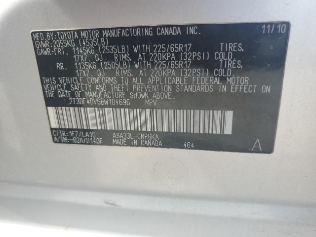 2011 Toyota Rav4 Limited