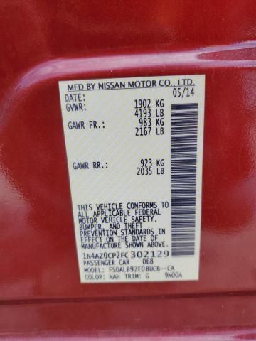 2015 Nissan Leaf S