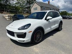 Salvage cars for sale from Copart North Billerica, MA: 2015 Porsche Cayenne Turbo