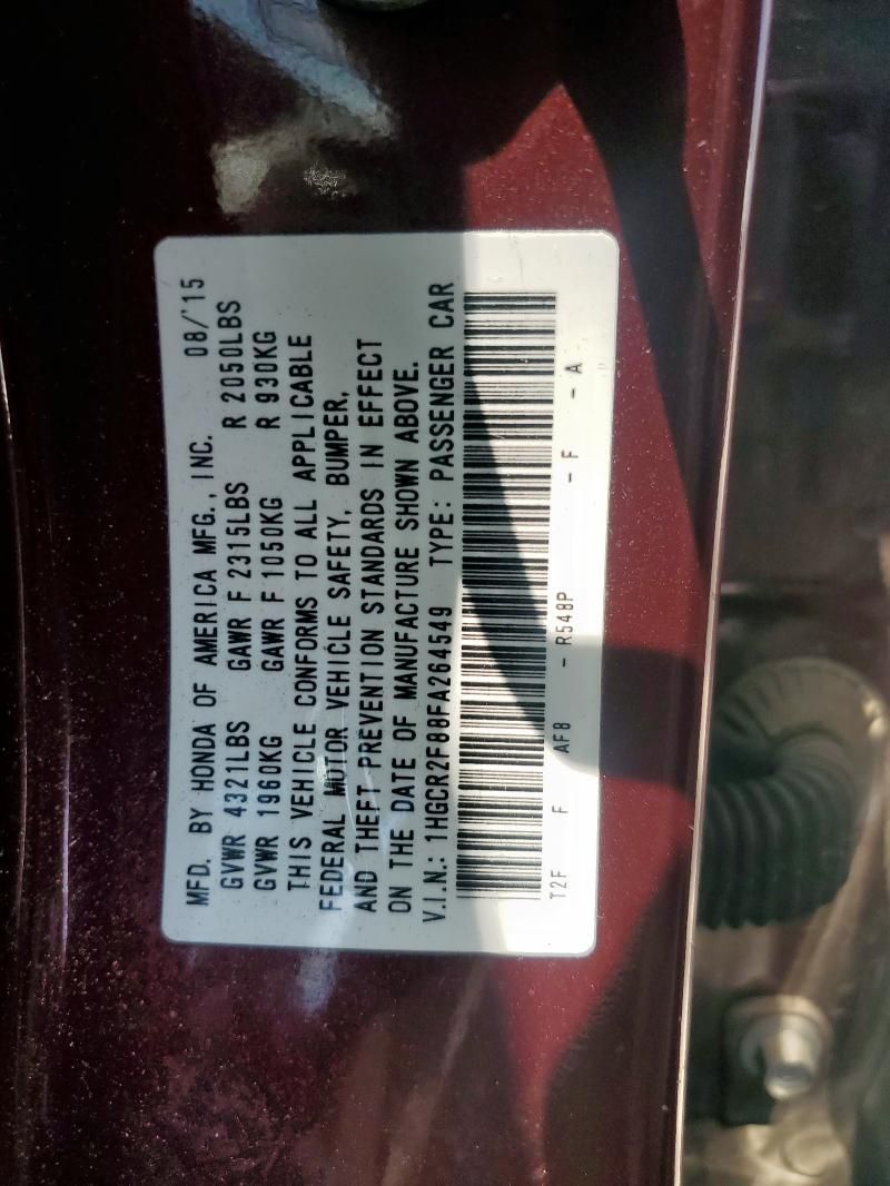 2015 Honda Accord EXL