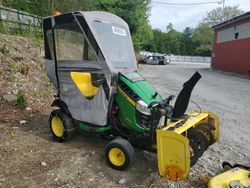 Salvage trucks for sale at Mendon, MA auction: 2012 John Deere D160 Lawn Tractor