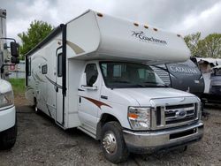 Salvage trucks for sale at Davison, MI auction: 2014 Ford Econoline E450 Super Duty Cutaway Van