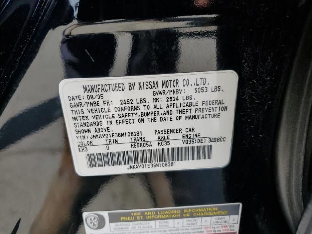 2006 Infiniti M35 Base
