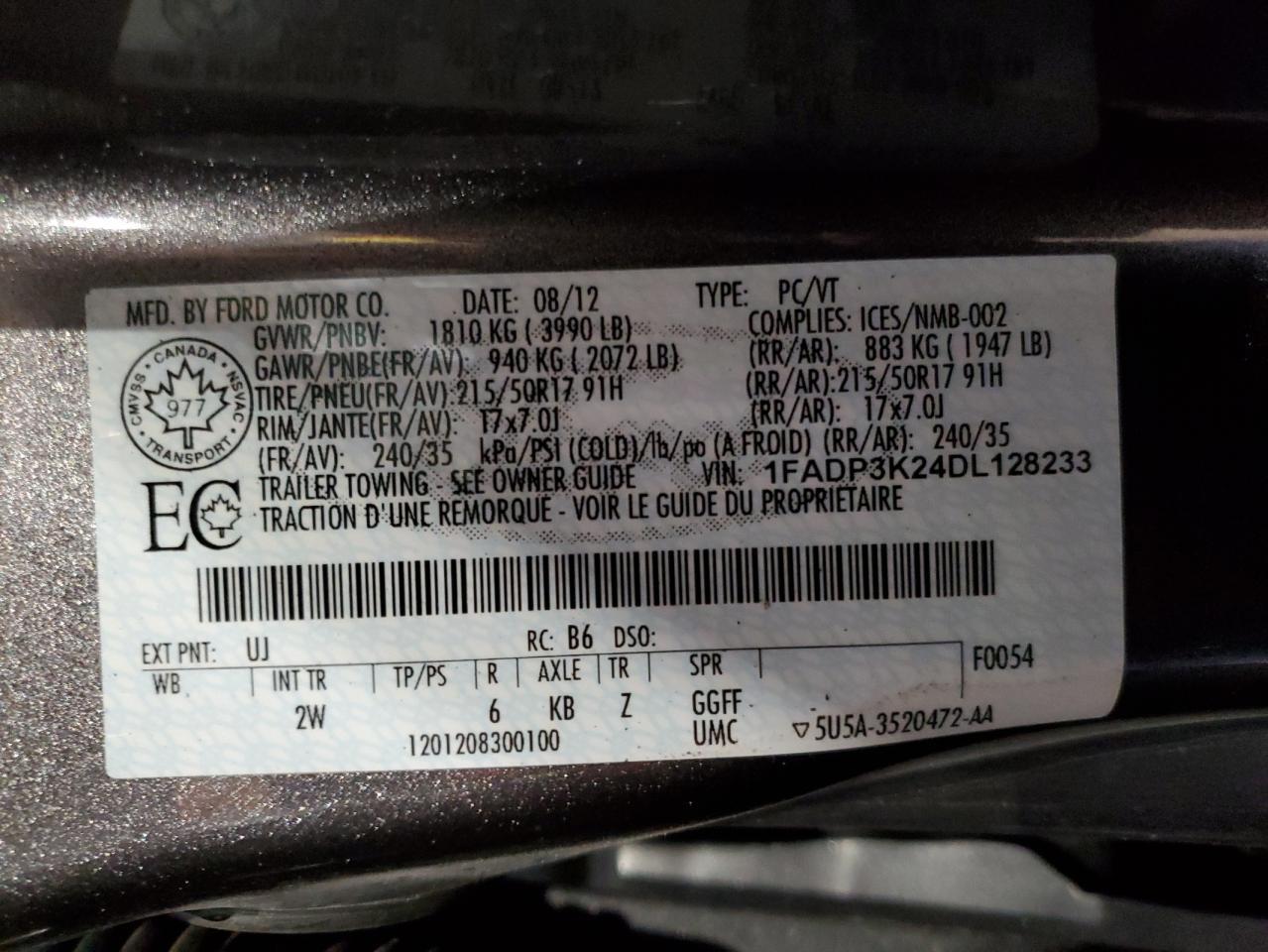 2013 Ford Focus se