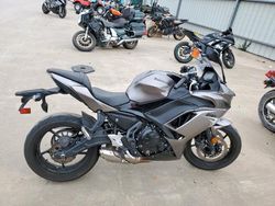 Salvage motorcycles for sale at Wilmer, TX auction: 2021 Kawasaki EX650 M