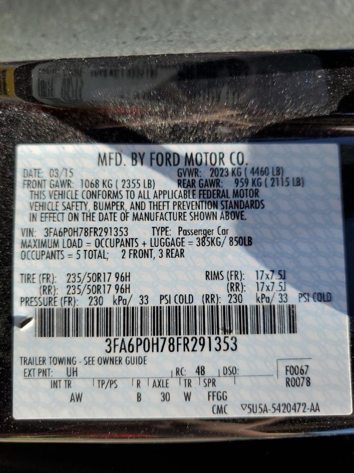 2015 Ford Fusion se