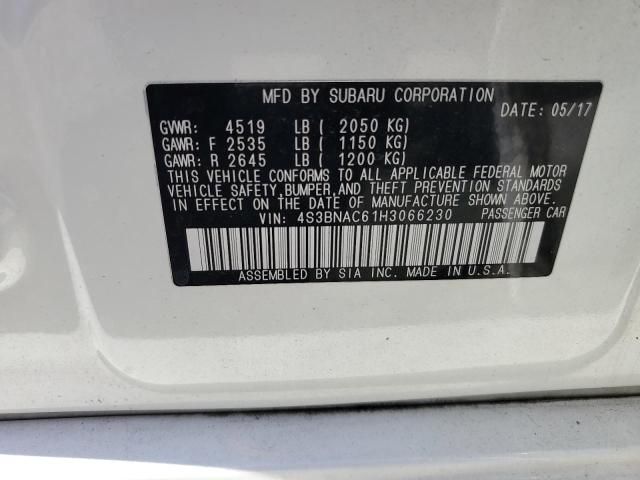 2017 Subaru Legacy 2.5I Premium