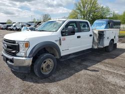 Salvage trucks for sale at Columbia Station, OH auction: 2021 Ford F550 Super Duty