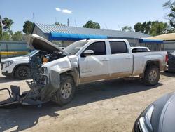 Camiones salvage a la venta en subasta: 2015 GMC Sierra K1500 SLE