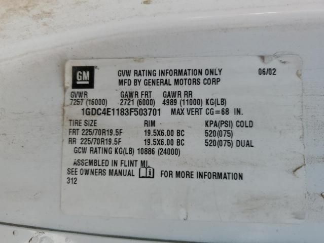 2003 GMC C4500 C4C042