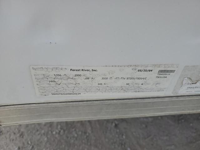 2004 Wildwood 2004 Forest River Enclosed Cargo Trailer