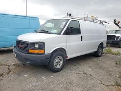 Salvage trucks for sale at Woodhaven, MI auction: 2016 GMC Savana G2500
