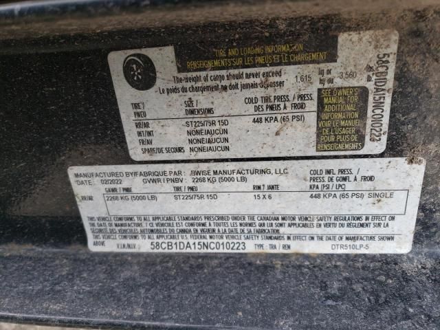 2022 Bwise DTR510LP-5 Dump Trailer