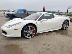 Ferrari salvage cars for sale: 2014 Ferrari 458 Spider