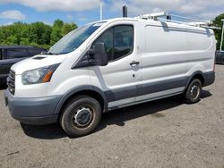 Salvage trucks for sale at East Granby, CT auction: 2015 Ford Transit T-250