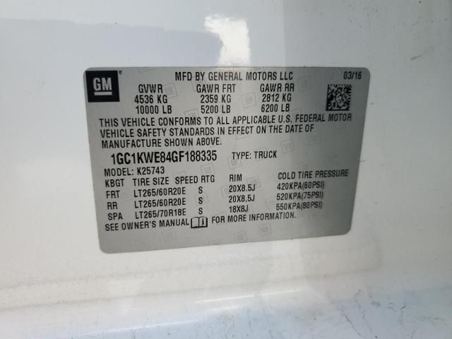 2016 Chevrolet Silverado K2500 Heavy Duty LTZ