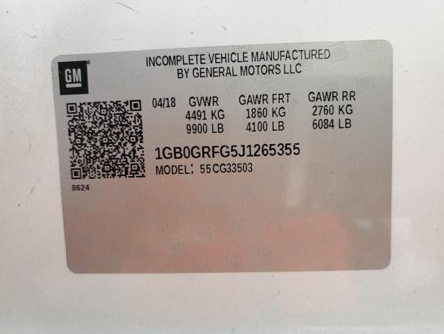 2018 Chevrolet Express G3500