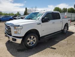 Salvage trucks for sale at Bowmanville, ON auction: 2015 Ford F150 Supercrew