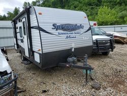 Salvage trucks for sale at Hurricane, WV auction: 2017 Springdale/ Sprinter Travel Trailer