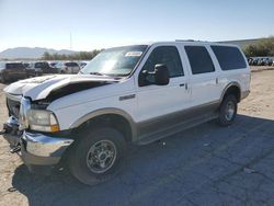 2002 Ford Excursion Limited en venta en Las Vegas, NV