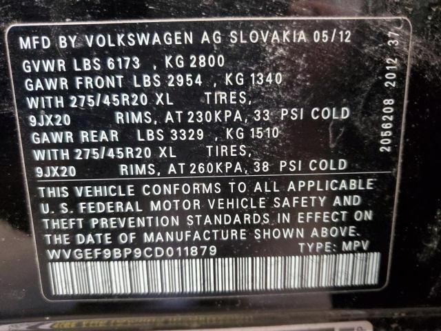 2012 Volkswagen Touareg V6