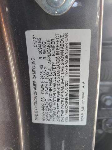 2021 Honda Accord Touring Hybrid