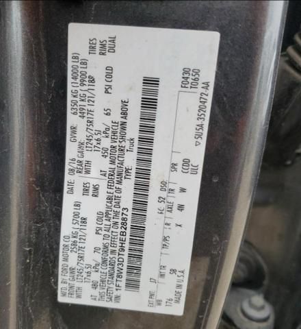 2017 Ford F350 Super Duty