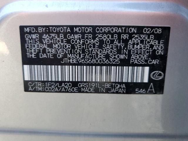2008 Lexus GS 350