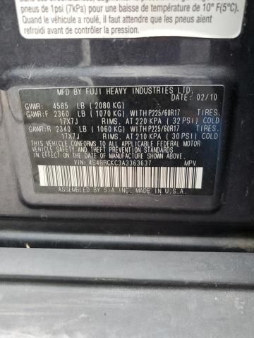 2010 Subaru Outback 2.5I Limited