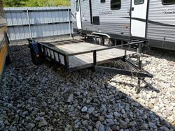Salvage trucks for sale at Hurricane, WV auction: 2024 Triplcrown 2024 Triple Crown ATV7X14SA Utility Trailer