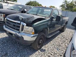 Salvage trucks for sale at Apopka, FL auction: 2002 Ford F250 Super Duty