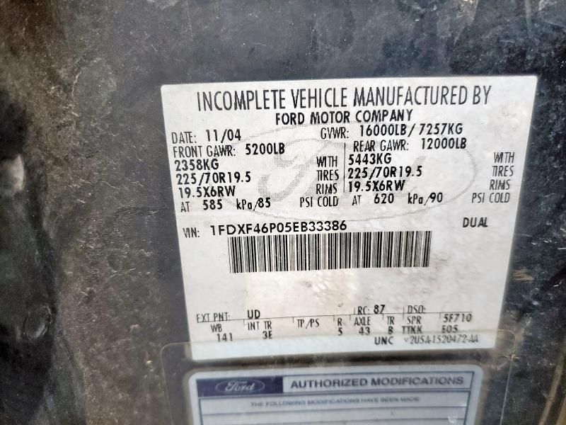 2005 Ford F450 Super Duty