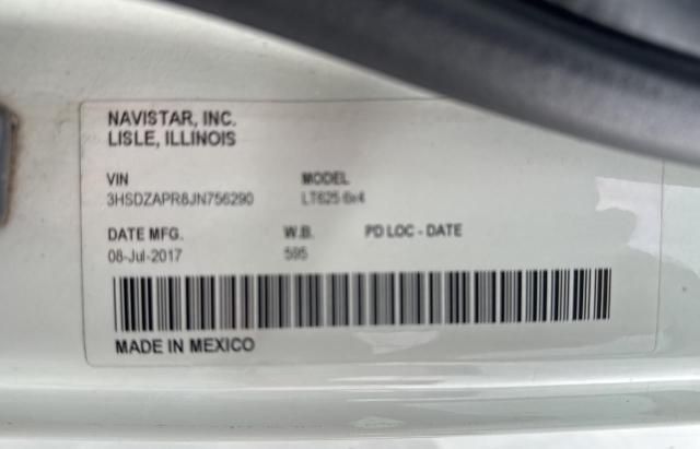 2018 International LT625