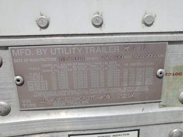 2012 Utility VS2DX DRY Van Trailer