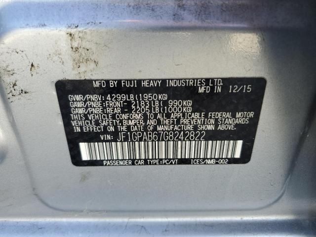 2016 Subaru Impreza Premium