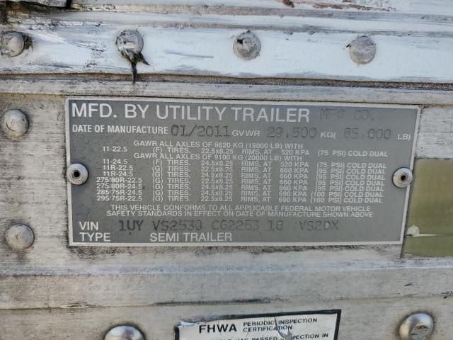 2012 Utility VS2DX DRY Van Trailer