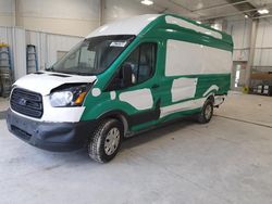 Salvage trucks for sale at Wayland, MI auction: 2018 Ford Transit T-350