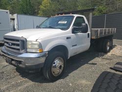 Salvage trucks for sale at Waldorf, MD auction: 2002 Ford F450 Super Duty